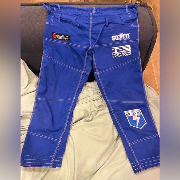 Storm Kimono A0  Fight Sports Cyborg Bjj embroidered Jiu Jitsu Gi kimono - Picture 6 of 8